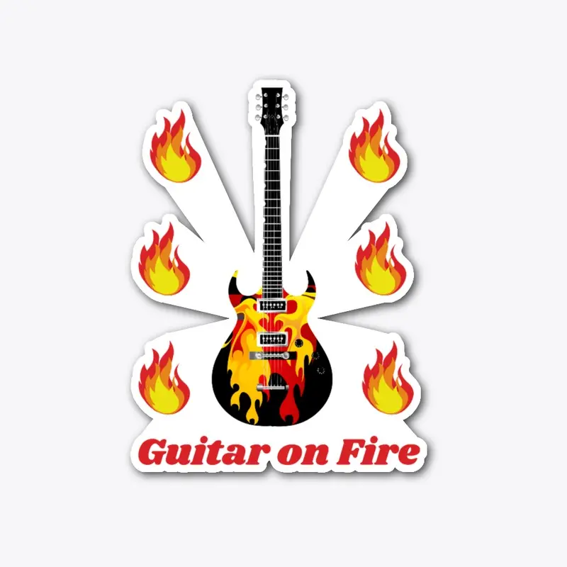 Guitar On Fire